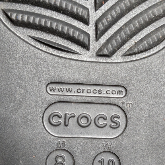 CROCS Women's Black Slip-On Loafers - Picture 7 of 7